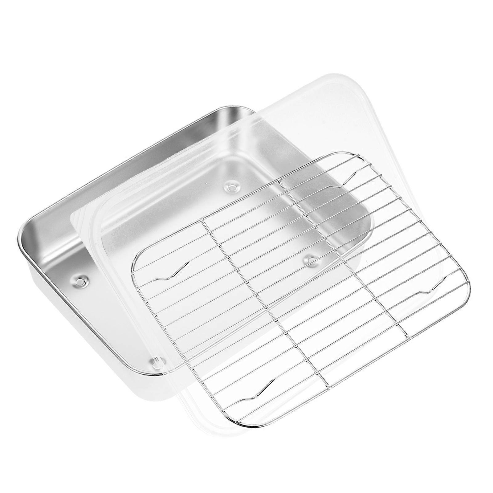 Food Storage Box Dumpling Freezer Box for Storage 4Sets Silver
