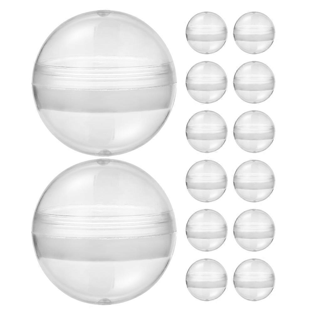 Plastic Fillable Balls for Gumballs Machine 500Pcs Transparent