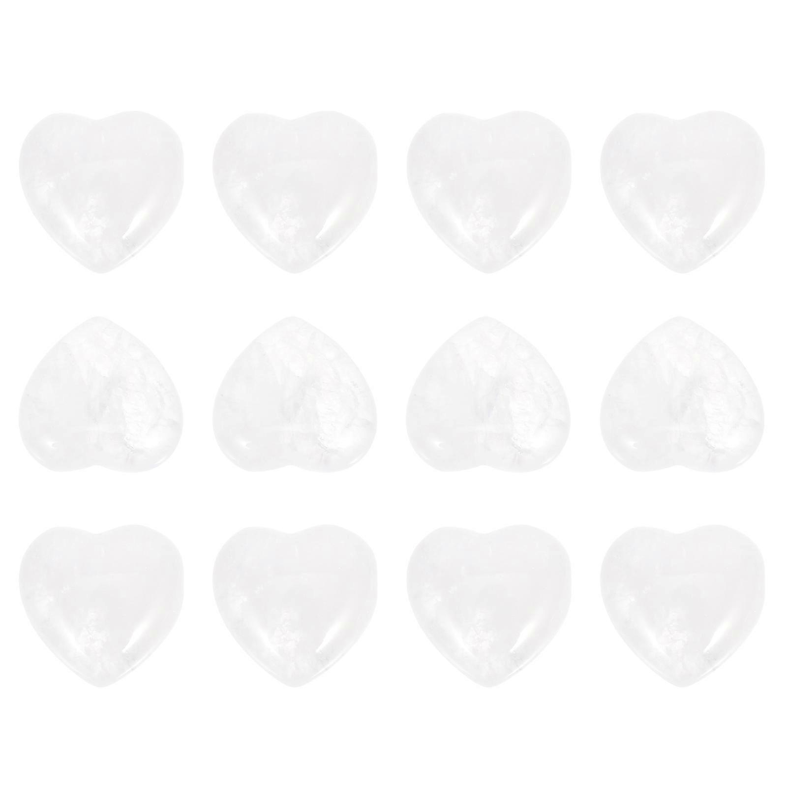 Natural Heart Shaped for Decor 24Pcs Set