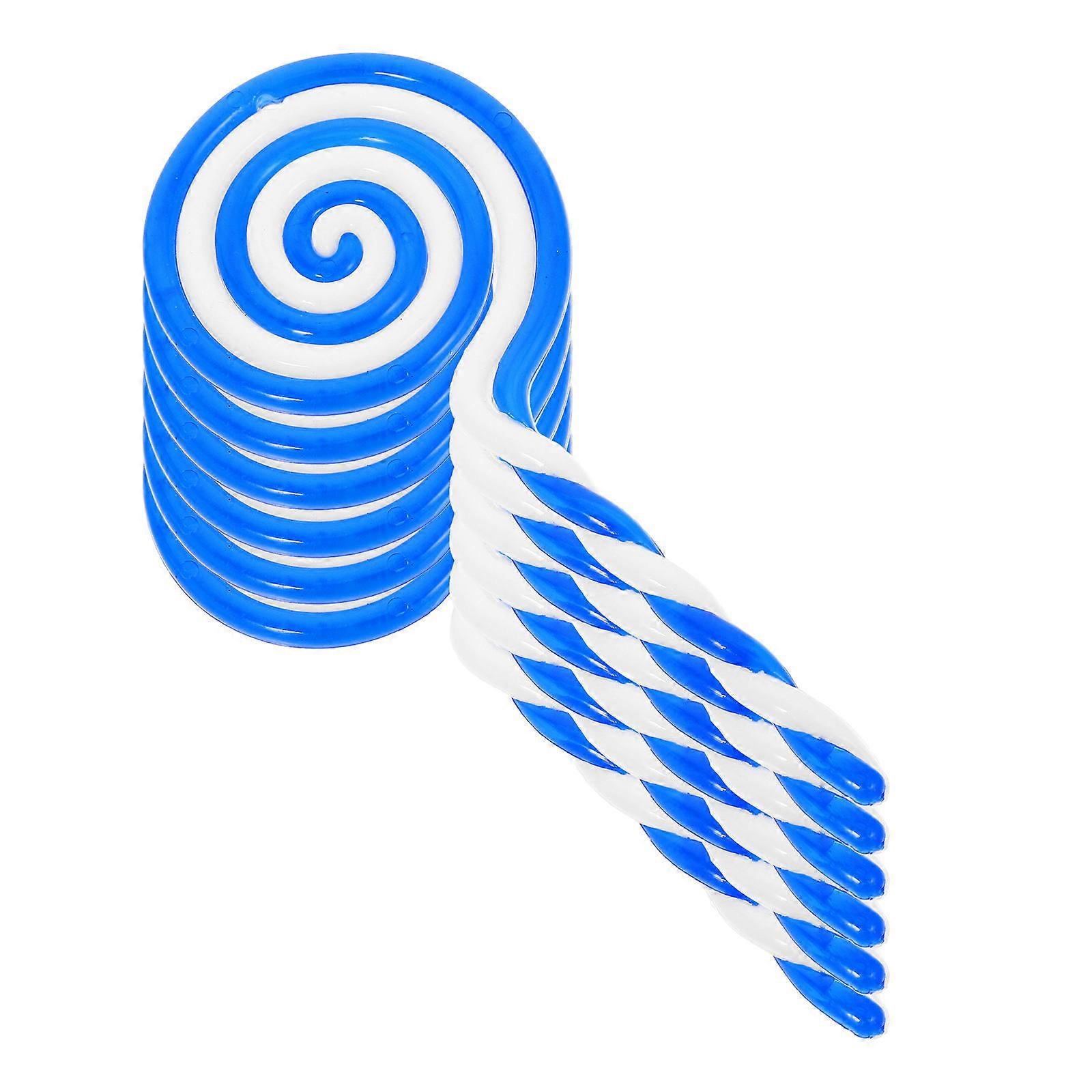 Simulation Lollipop Model Lollipop Prop Blue for Decoration 24Pcs