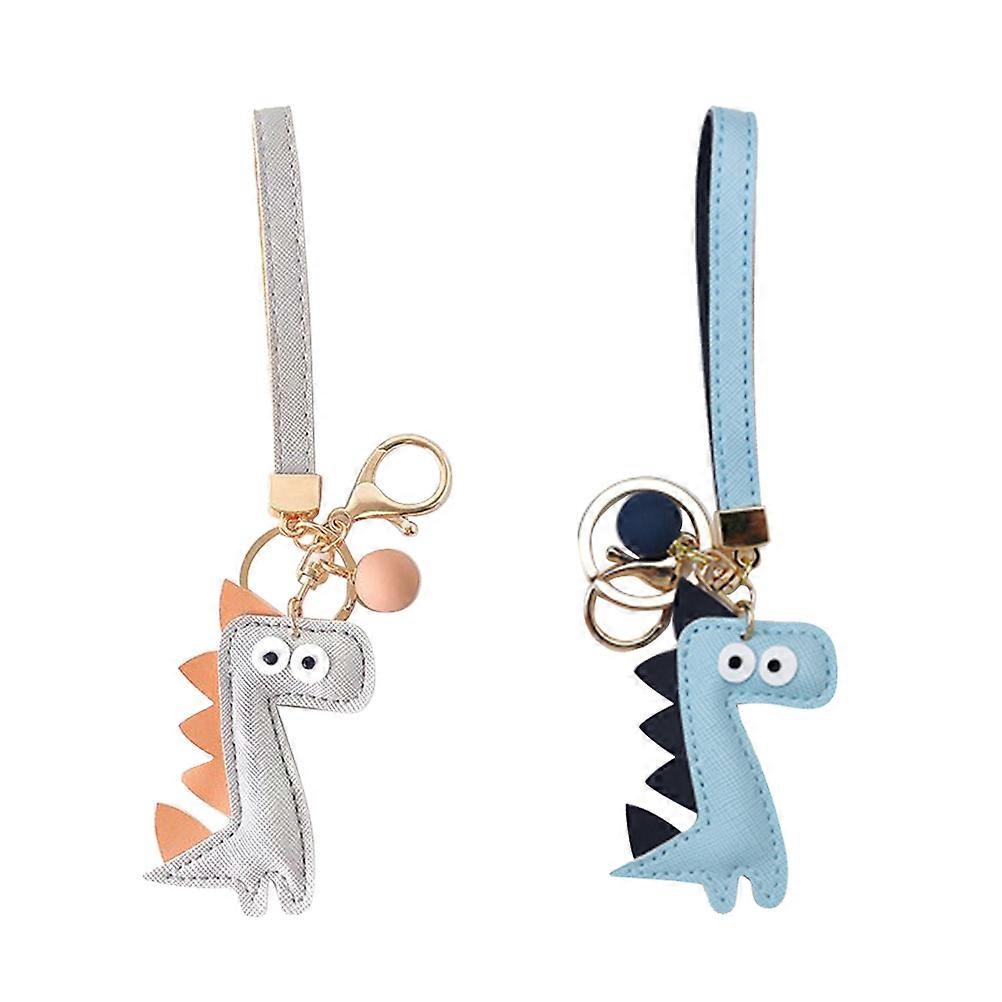 Creative Bag Dinosaur-Shaped Keychain with 6Pcs Accessories