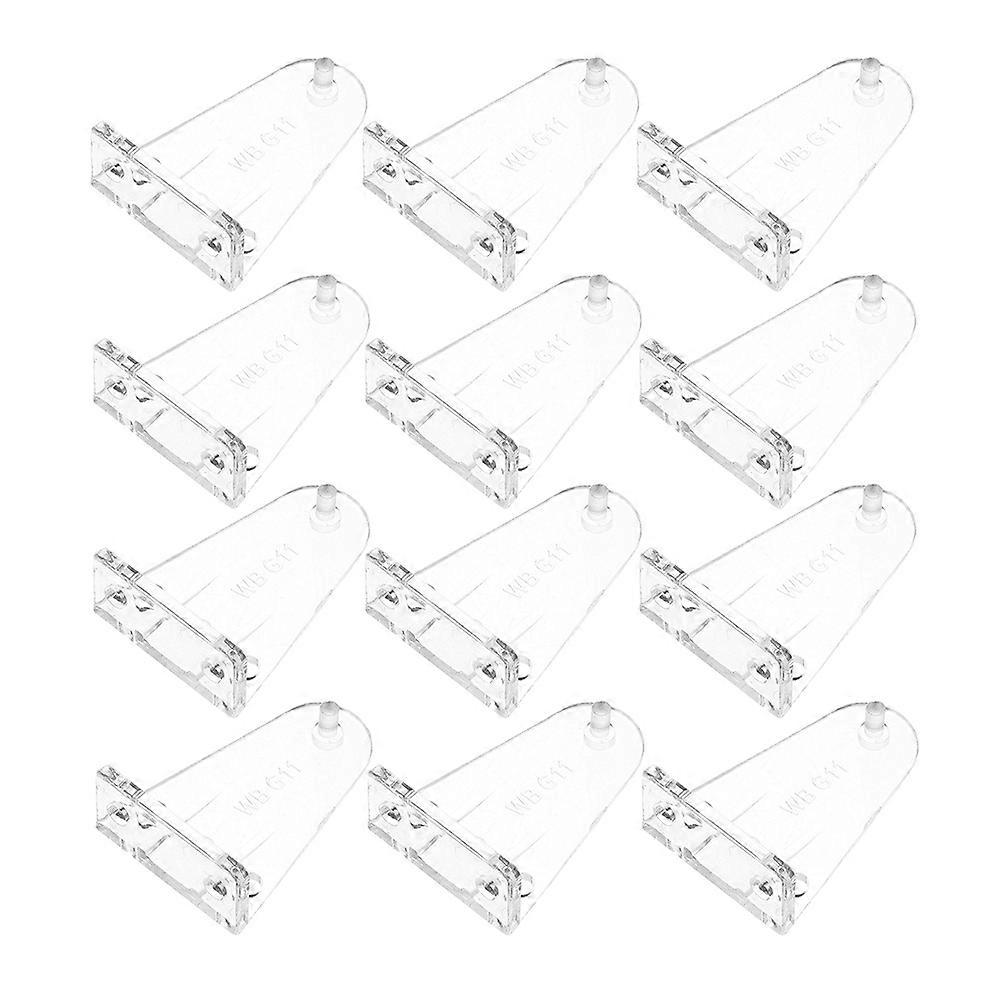 Blinds Bottom Rail Hold Clips 36 Pcs Transparent Brackets Designed For Vertical Blinds Installation In Offices Homes And Shops