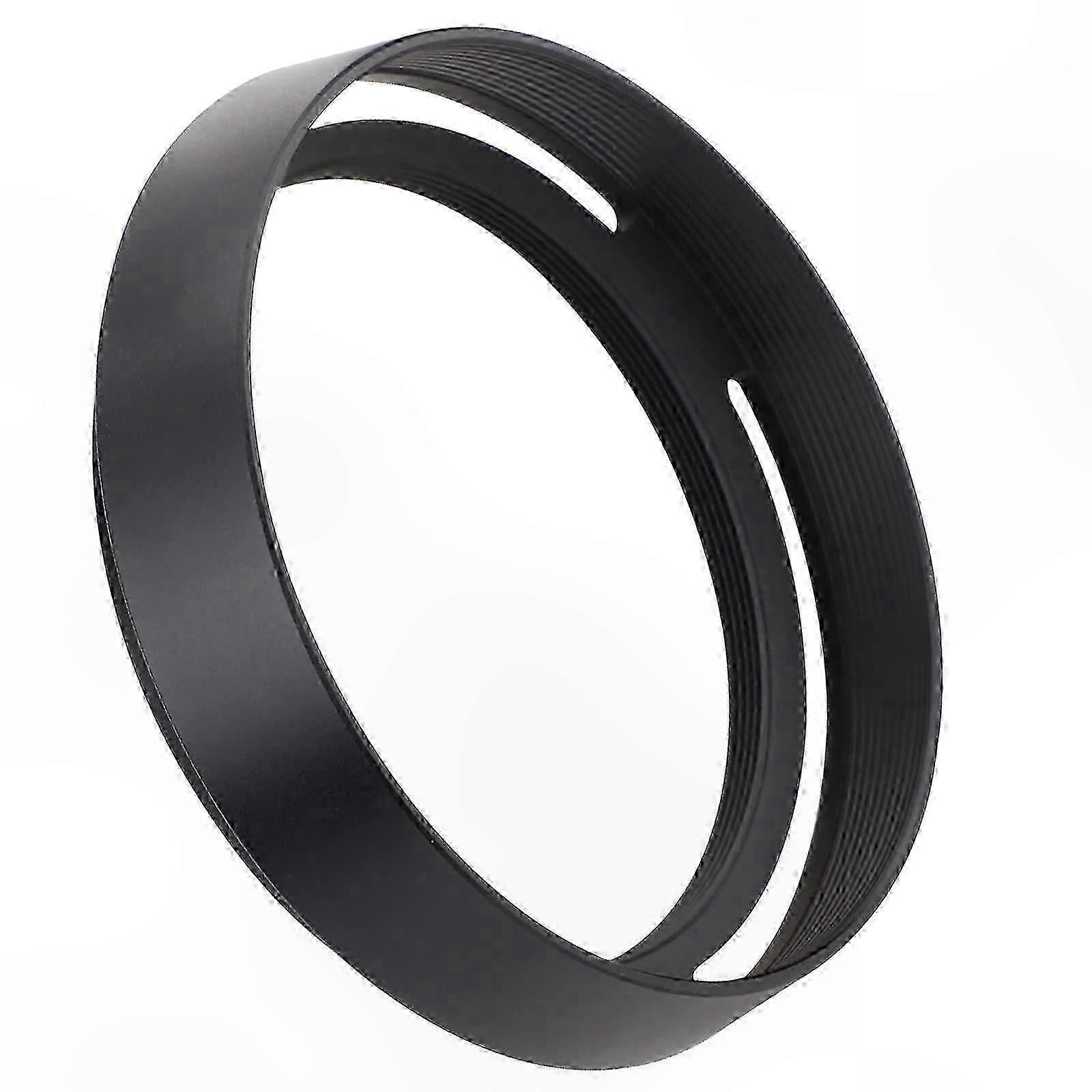 Black Metal Lens Hood with Cap for Digital Cameras Compatible with Leica Q Series Typ 116 Models