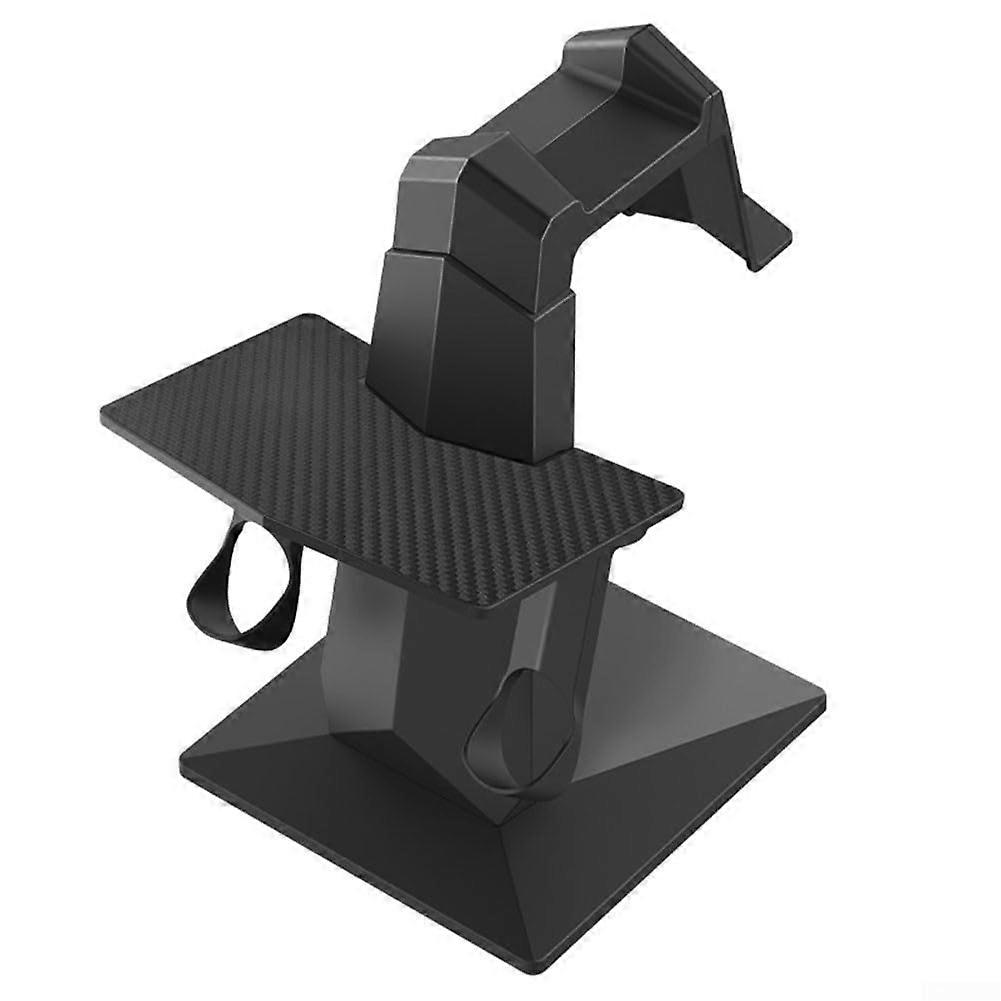 Sleek VR Accessories Storage Organizer for Desktop, Black, Efficient Design, Compatible with Multiple Headsets
