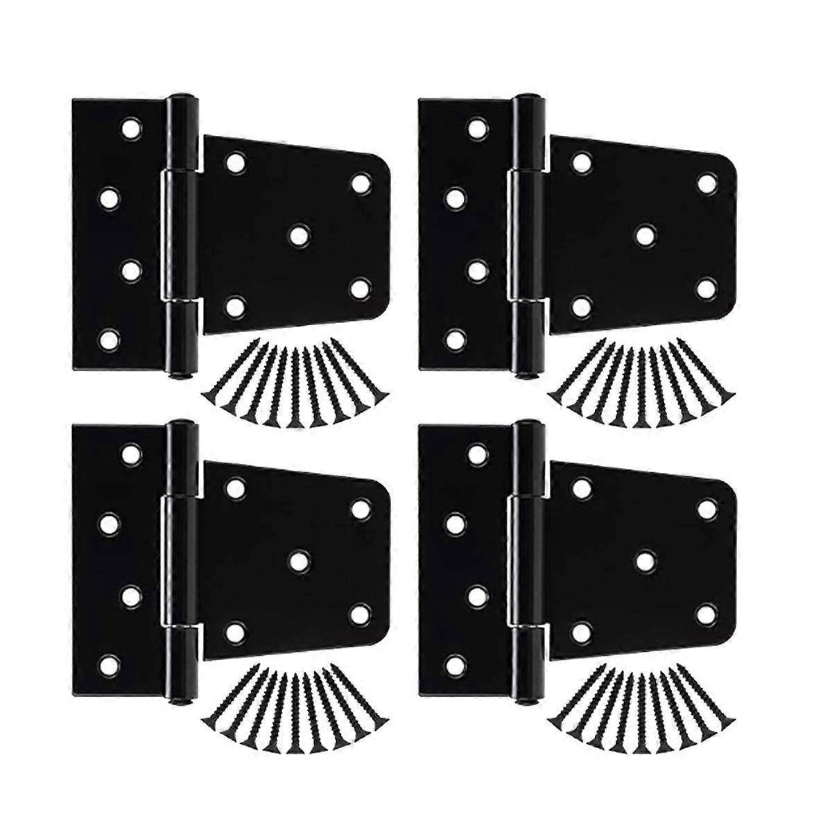 Heavy Duty Gate Hinges 4 Pack, Iron 3.5 Inch Door Hinges