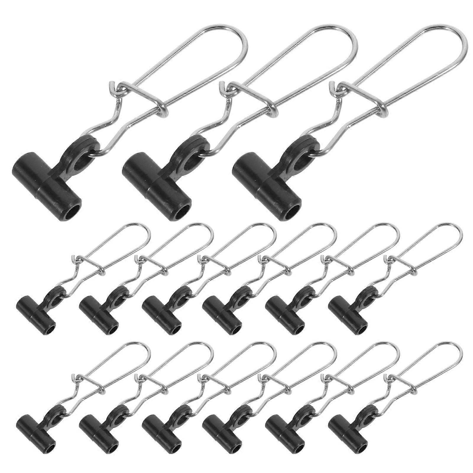 Daily Use Fishing Clips with Wear Resistant Snap Clips 60Pcs Professional Pack