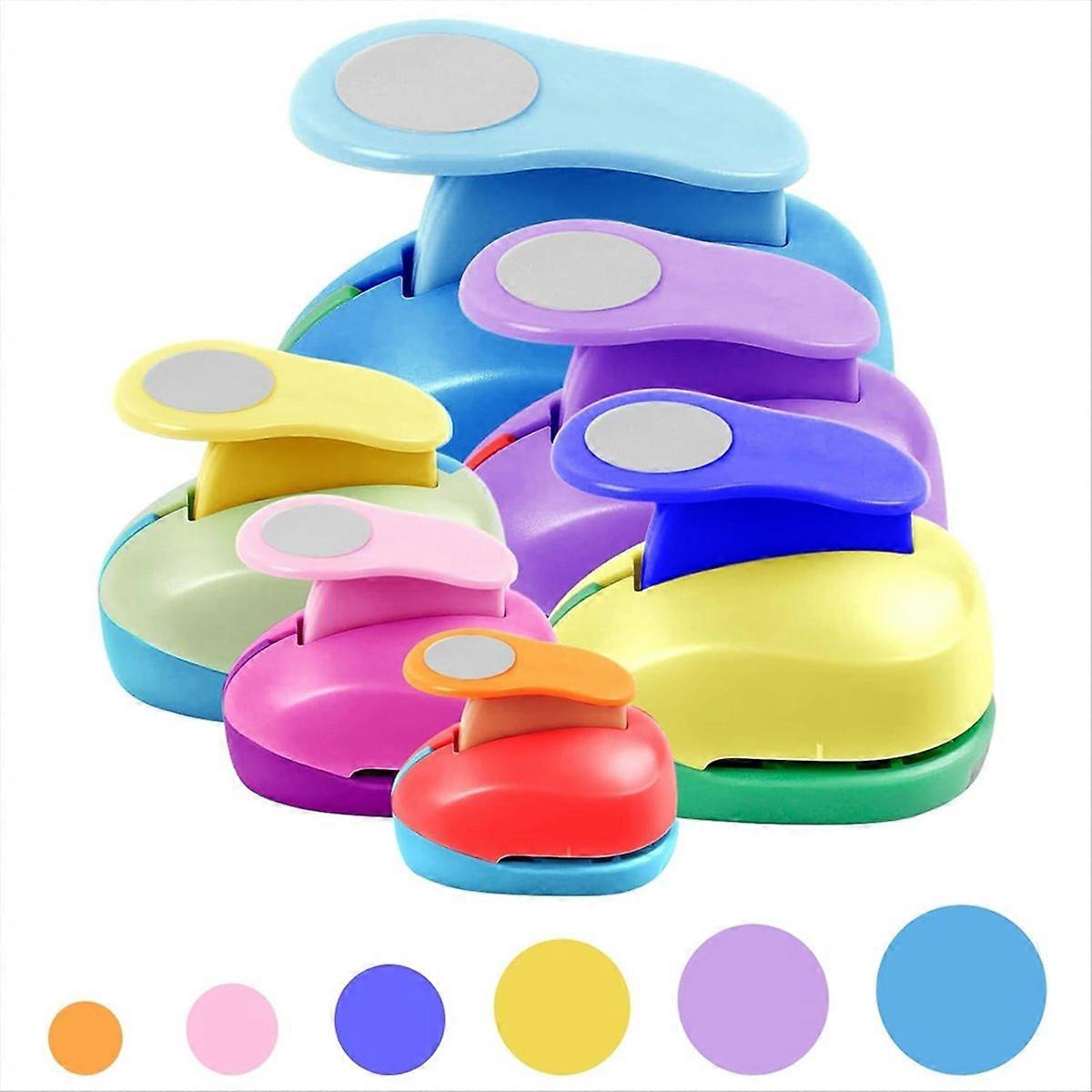 Paper Crafts Circle Punches - 6 Sizes of Circle Cutters