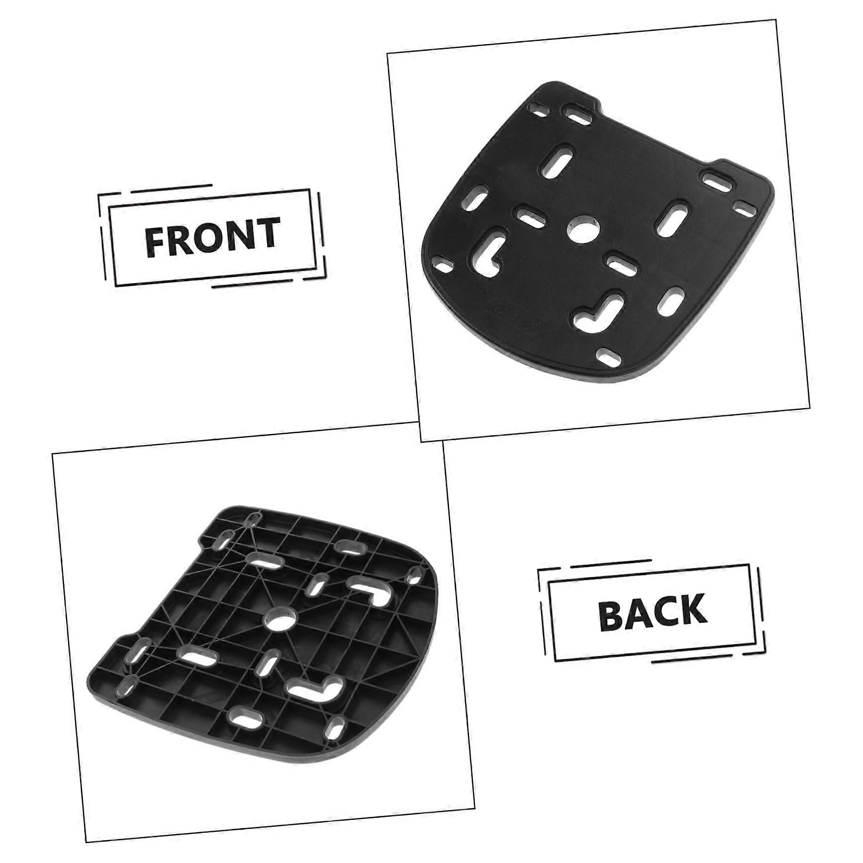 Motorcycle Rear Luggage Box Base Plate With Fixed Screws Thickened Mounting Plate For  Box Rack Compatible Trunks