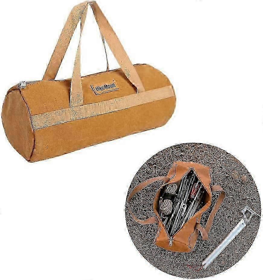 Empty Tool Case, Small Tool Bag, Portable Multifunctional Tool Case, Zippered Canvas Tool Bags 25-26s