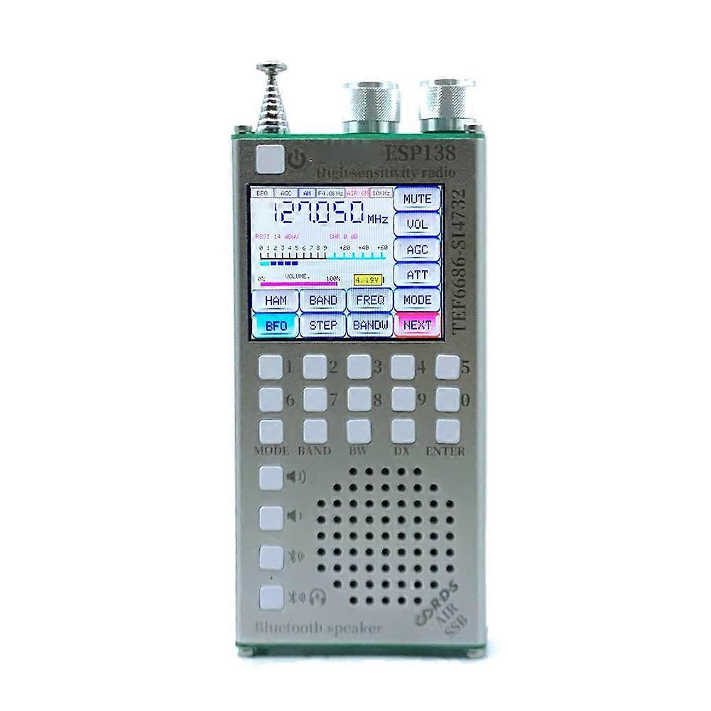 ESP138 ESP32 SI4732 Full Band FM AM SSB AIR Band Receiver TEF6686 FM Receiver 2 in 1 Handheld Radio Dual Modes B