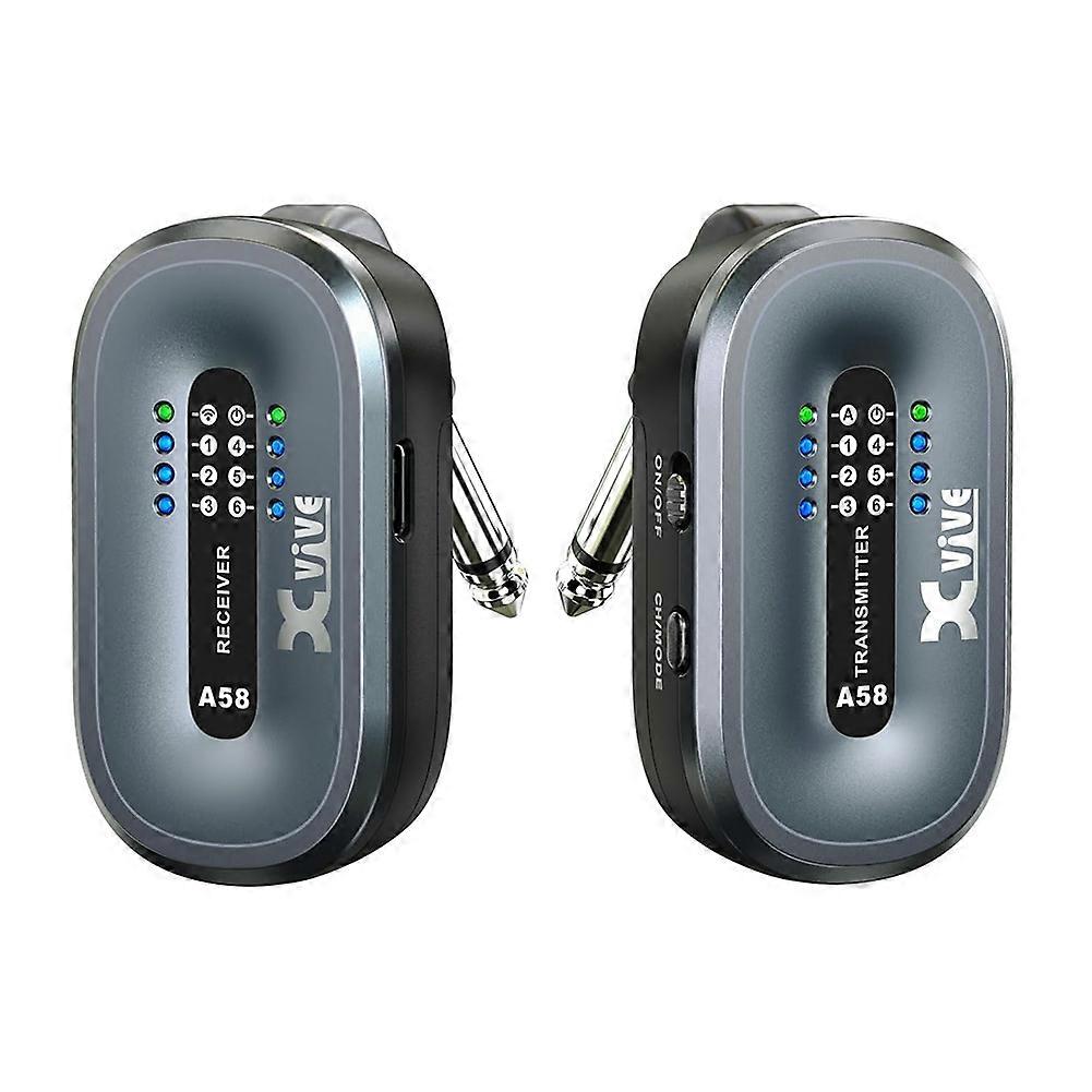 Xvive A58 langaton kitarajärjestelmä 5.8 GHz langaton kitaralähetin