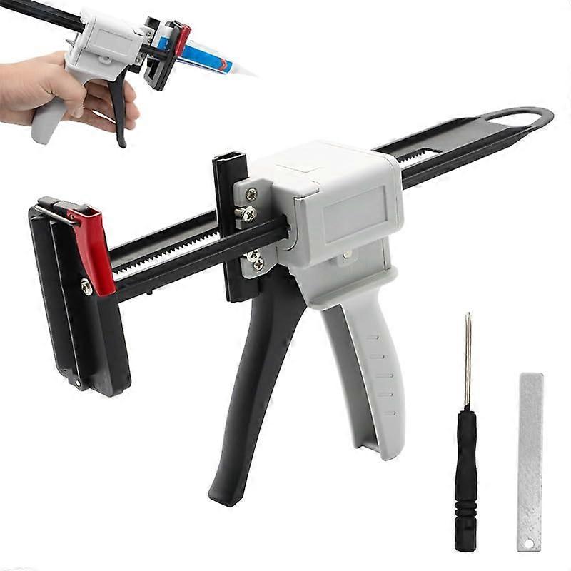 Toothpaste Tube Glue Gun, Adjustable Tube Squeezer, Cream Adhesive Sealant Applicator, Toothpaste Dispenser, White