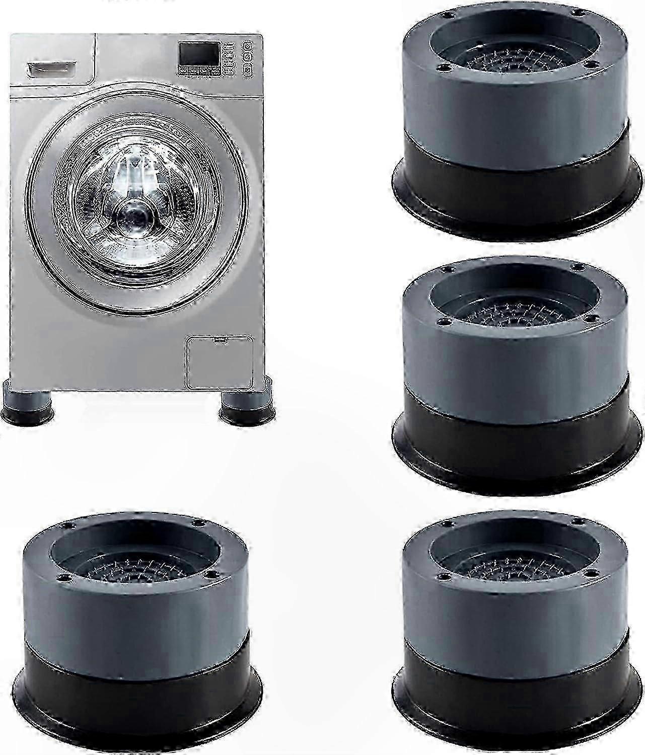 Washing Machine Anti-Vibration Stand with Adjustable Feet and Foot Pads for Enhanced Stability
