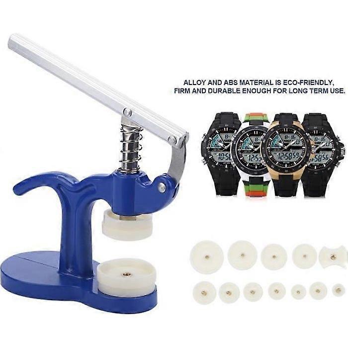 Watch Press Tool Repair Tool with 12 Dies Watchmaker Tool - CWU