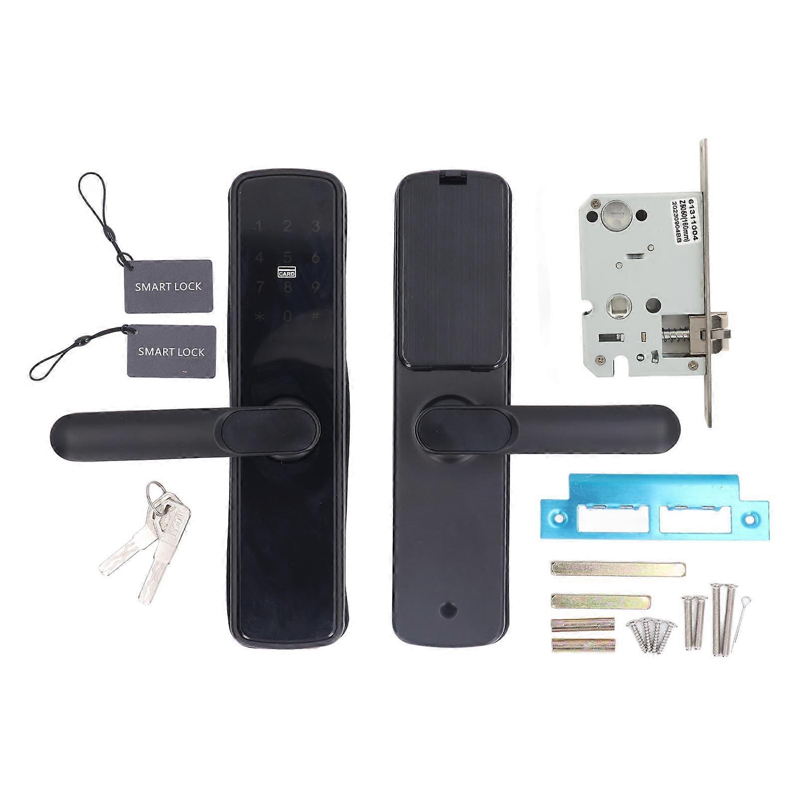 Smart APP Password Lock IC Card Password and Key Unlocking Electronic Induction Door Security Lock for Home Hotel