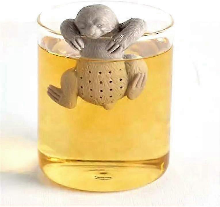 Cute Sloth Tea Strainers For Loose Tea, Silicone Tea Infuser, Flexible Reusable Tea Diffuser Filter Strainer