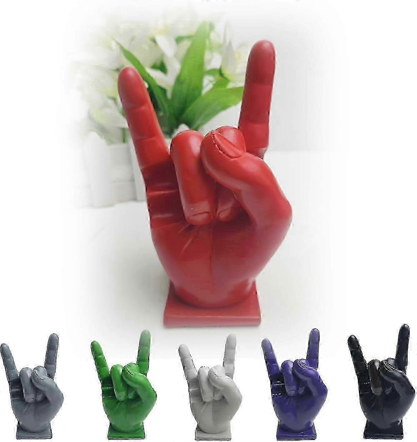 Βάση επίδειξης μπαστουνιών Rock Hand, αστείος διοργανωτής μπαστουνιών, διοργανωτής θέσεων μπαστουνιών για δώρα για μουσικούς φίλους ντράμερ