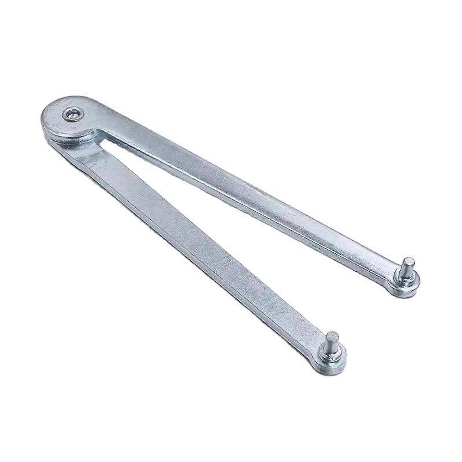 Llave de amoladora angular ajustable para tuercas redondas de 4 mm (0,15 pulg.), construcción de acero, mango ergonómico, 150 mm, multicolor