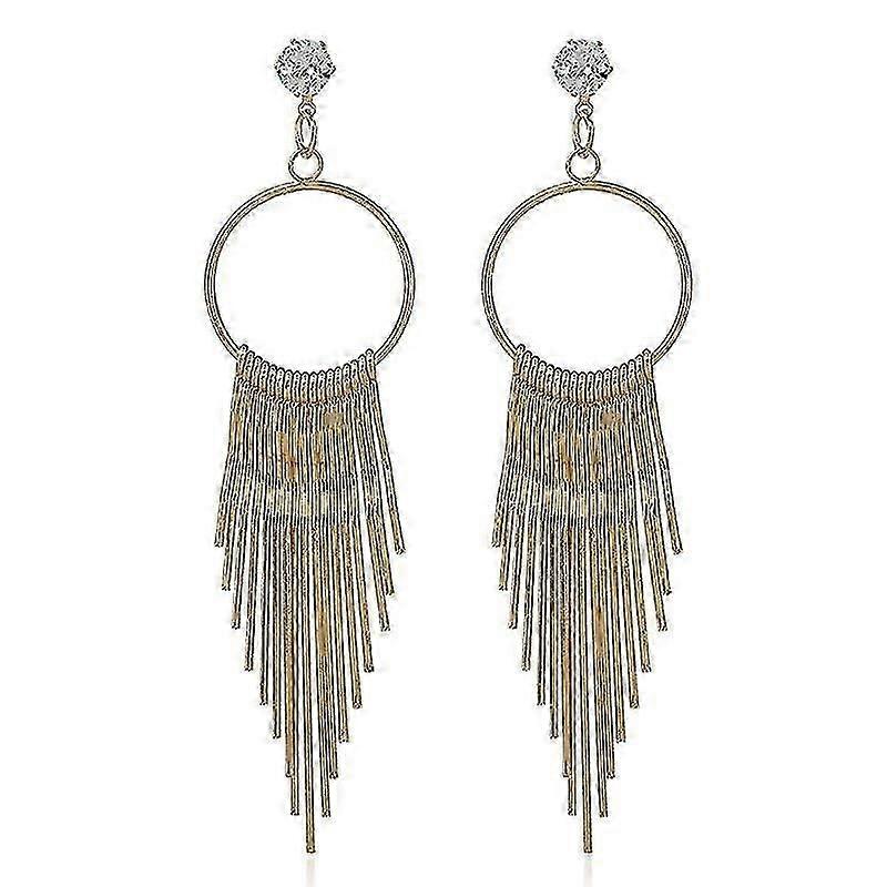 Long Dangle Hook Unique Earrings Cocktail Statement Gift