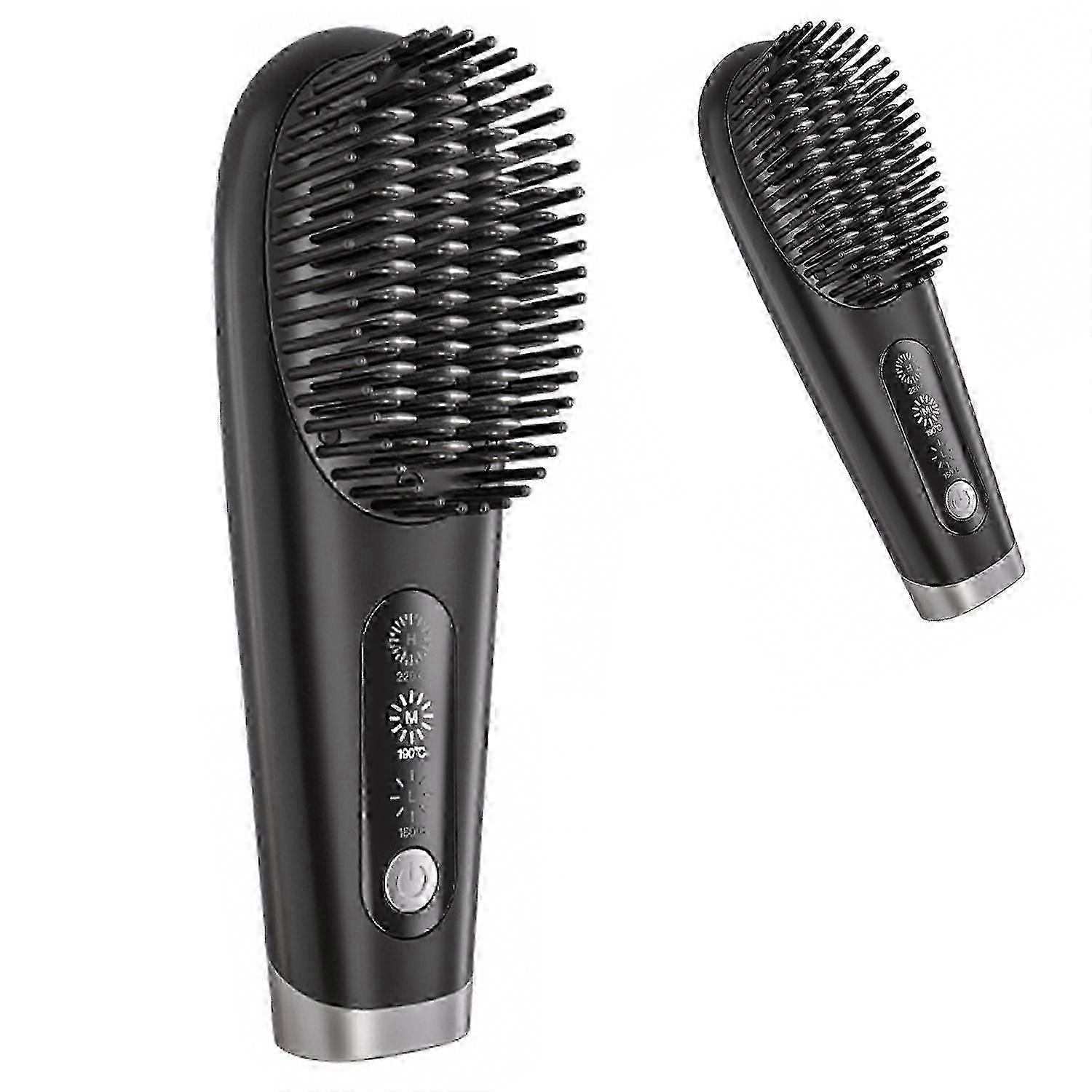 Trådløs rettetangbørste USB oppladbar reise