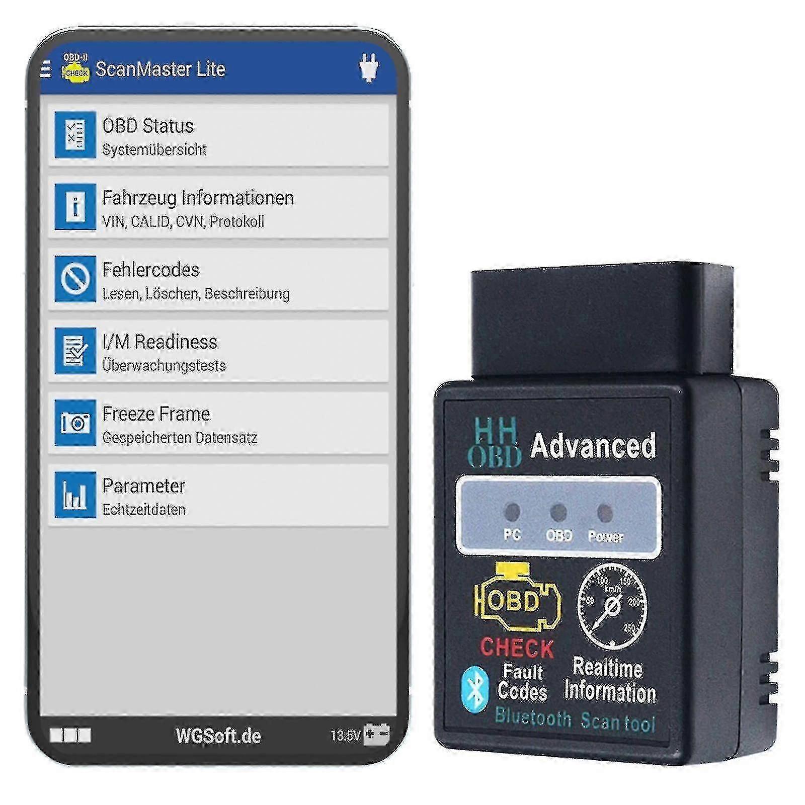 Obd2 Diagnostic Device Bluetooth Error Reader Automatically Scans Car Diagnosis Junmai