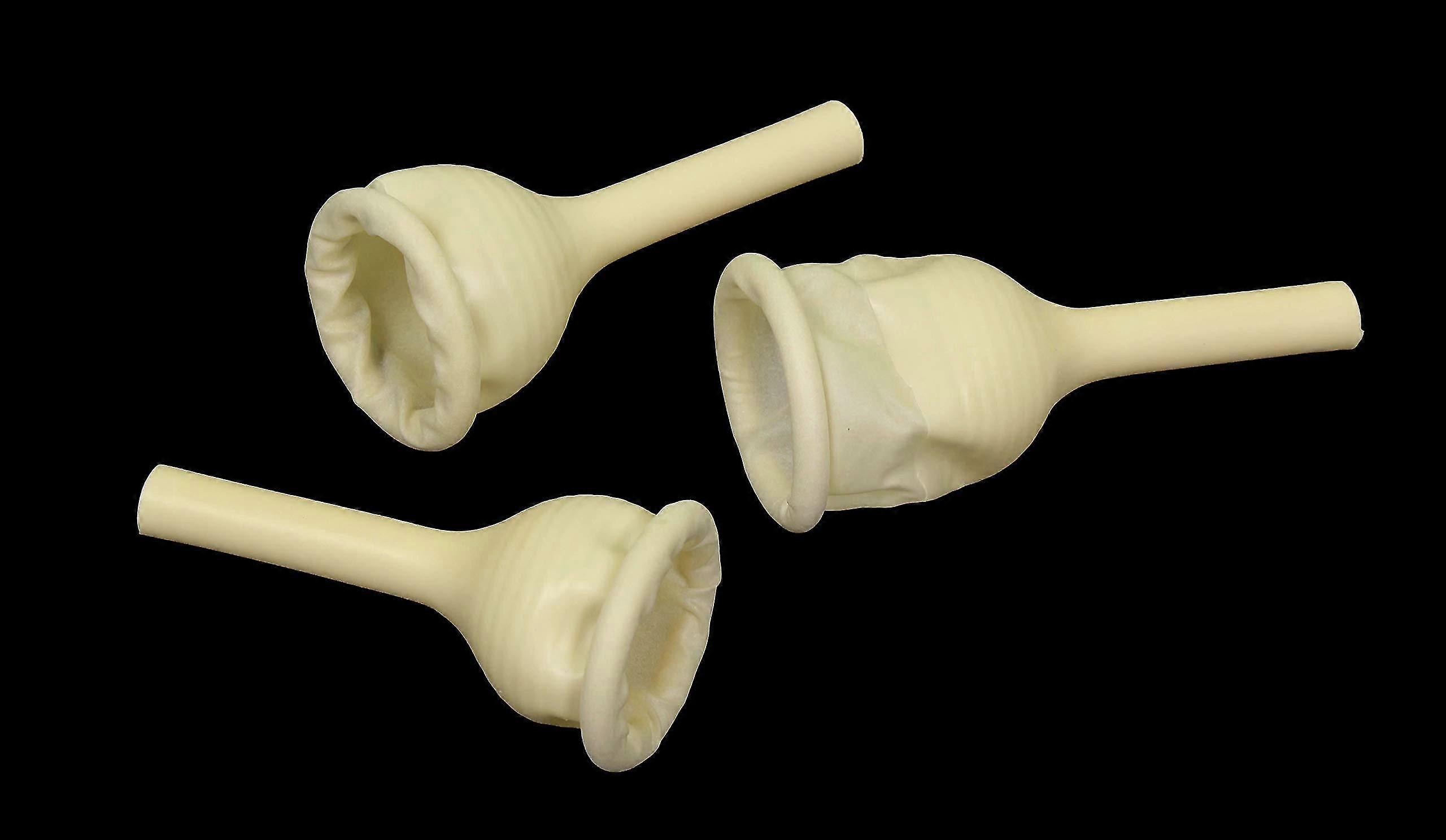 3pcs 25 λαστιχένια αρσενική εξωτερική χρήση καθετήρων καθετήρων ουρητηρίων τσάντα ενιαία χρήση 25 Count έρχεται με μια λωρίδα αφρού για τη σύσφιξη