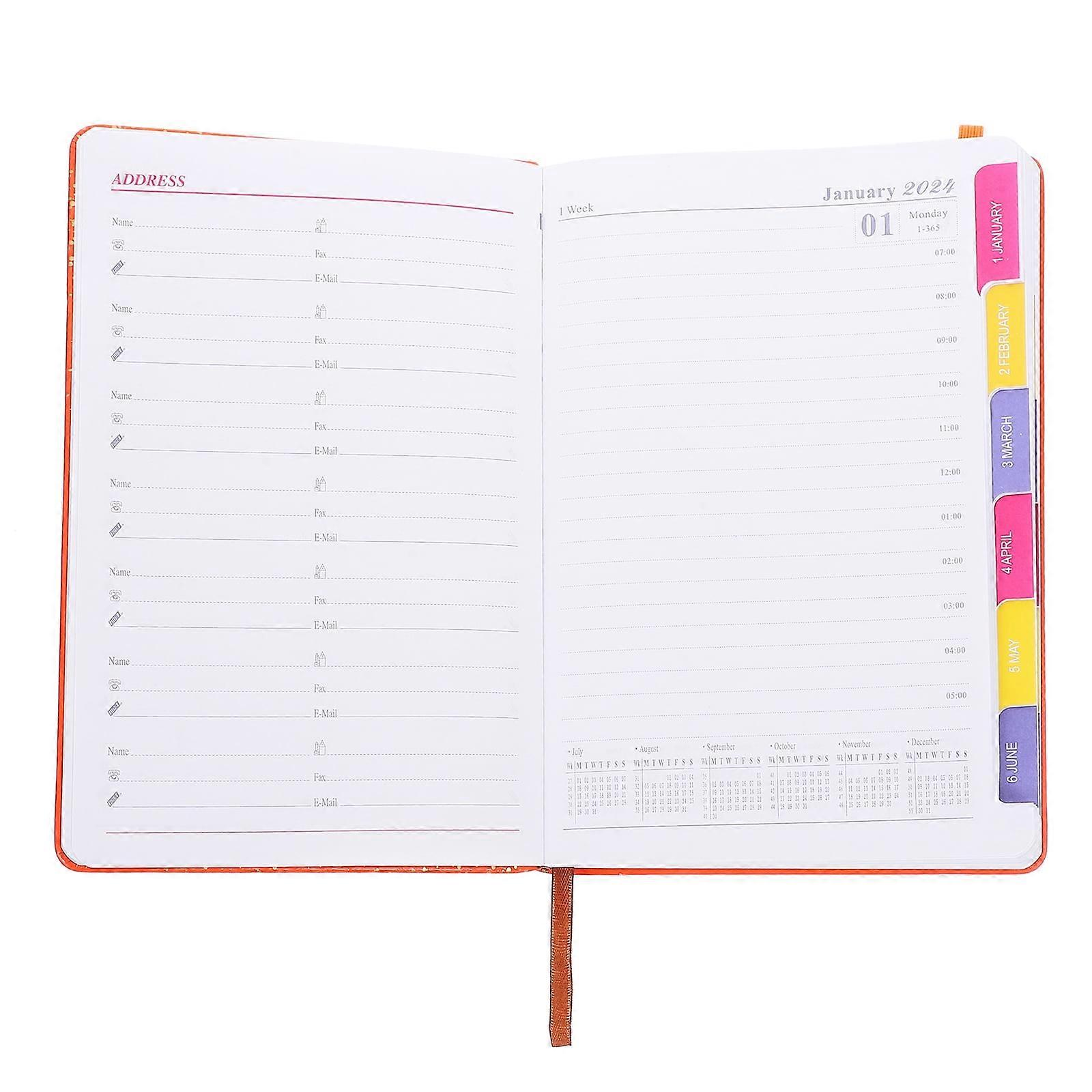 Planner Notebook Daily Planner Notepad 2024 Daily Planner 2024 Academic Notebook Planning Book