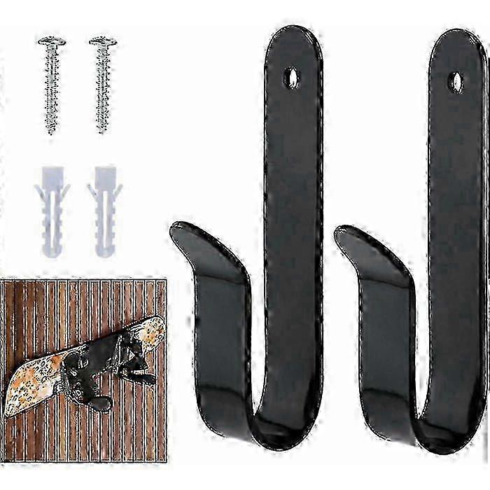 (Black) Surfboard Wall Mount Rack, Surfboard Wall Mount Rack