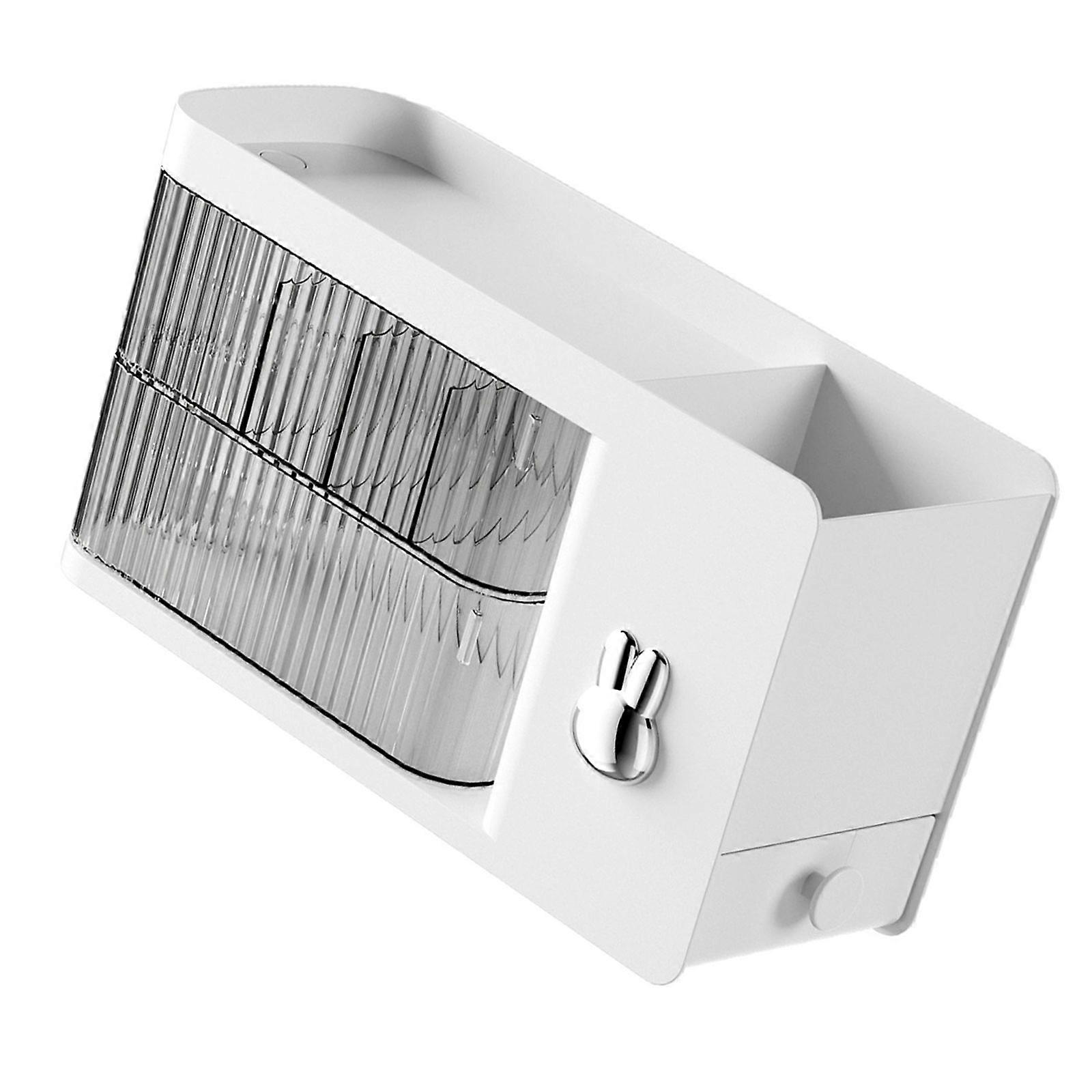 Rotating Wall Mounted Storage  For Charging Accessories Rotatable Cosmetic Storage Box with Compartments Space Saving Multicolor