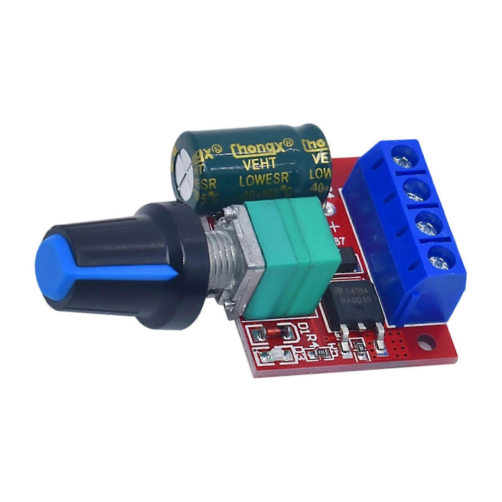 Adjustable PWM Controller For Motors And LED Lighting Systems In Educational Experiments Multicolor