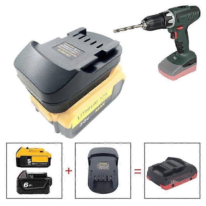 Battery Adapter for DeWalt for Milwaukee 18v 20v Li-ion Battery Convert To for Metabo Tools