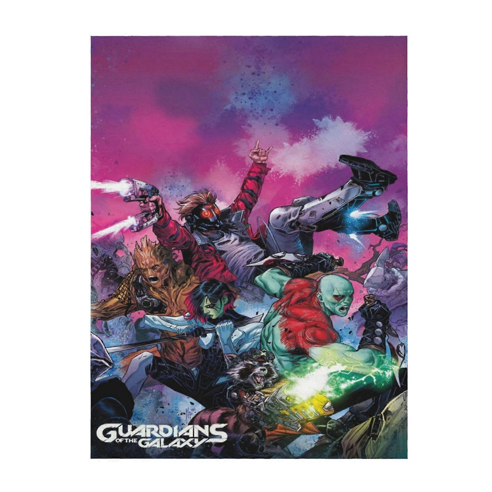 Guardians Of The Galaxy Soft And Comfortable Throw Blanket Plush Lightweight Warm Plush Flannel Blanket And Throws For Couch Sofa Bed 80"X60"