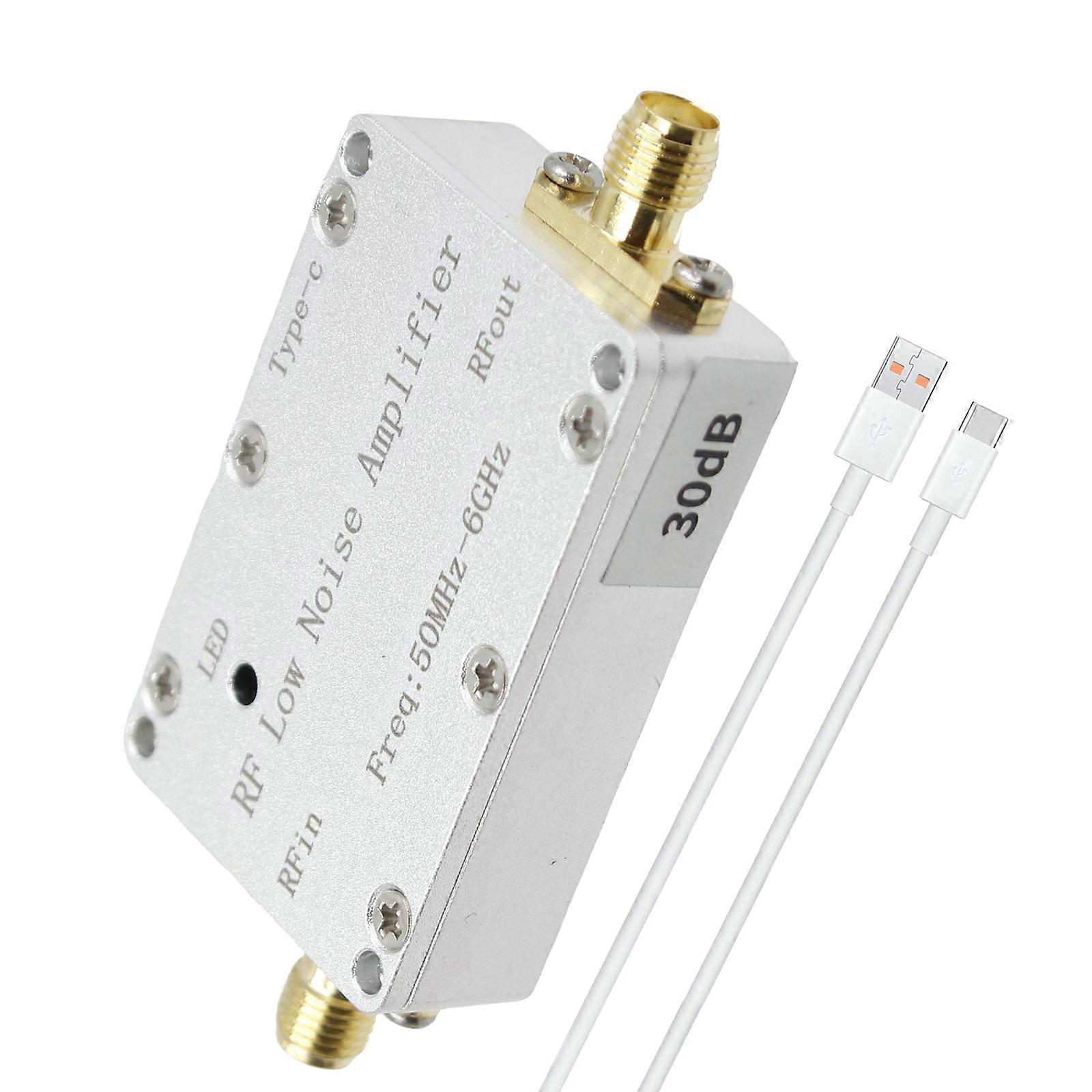 50Mhz-6GHz Low Noise Gains 30DB 20DB RF Signal Amplifiers Drive Radio Receiver Transmitters Low Noise Amplifiers Multicolor