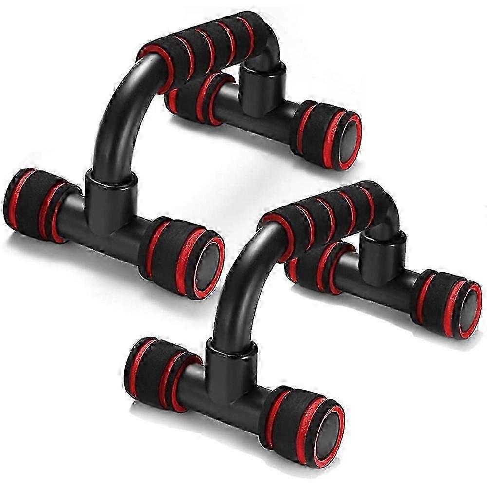 Push Up Bars - Home Workout Equipment Pushup Handle with Cushioned Foam Grip and Non-Slip Sturdy Structure - Portable Pushup Stands for Home Fitness 2