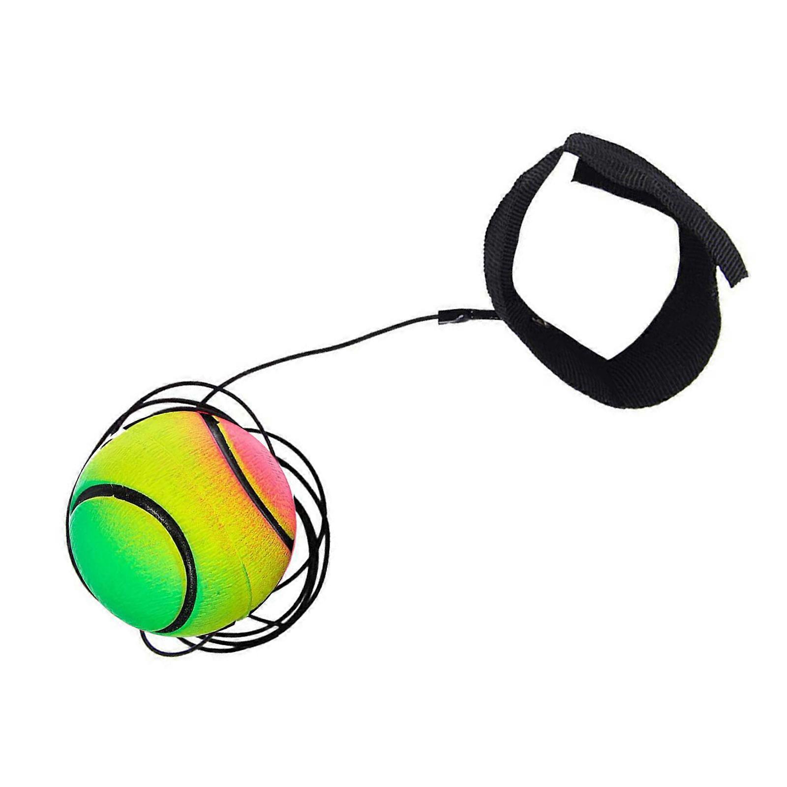 Rainbows Stretchy Hand Exercise Ball Multicolored Elastic Ball Portables Gym Ball for Gym Workouts and Stress Management Multicolor