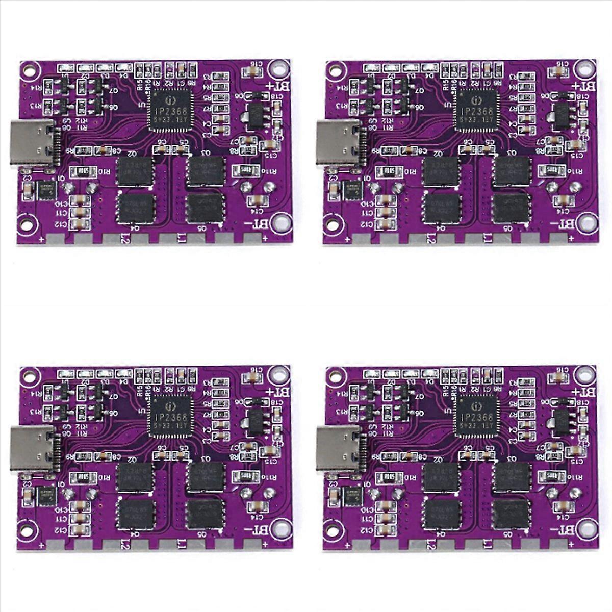 4X IP2368 Bidirectional 100W Fast Charging Module Buck-Boost Type-C Interface 4S Lithium Battery Fas