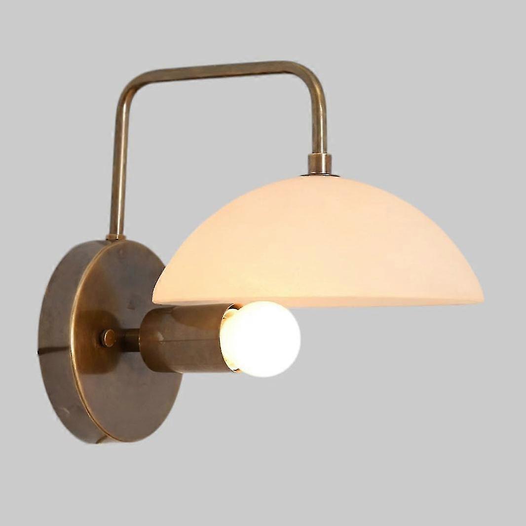 1-Light Wall Fixture – Mid-century Raw Brass Sputnik, Sleek Style
