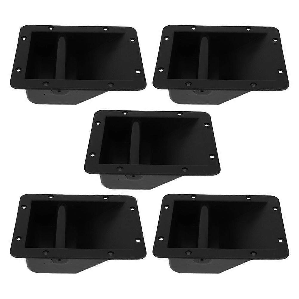 Speaker Handle Plastic Durable Replacement Handle for Speaker 5Pcs Black