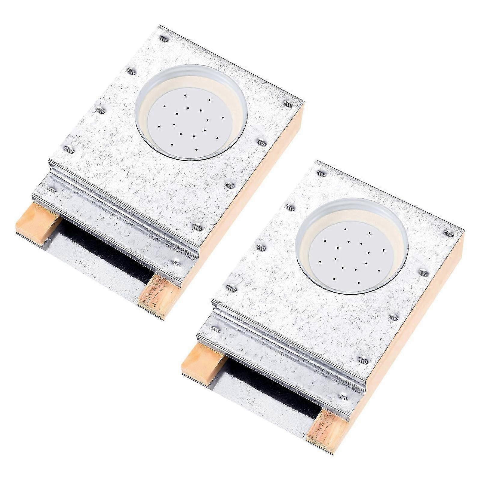 Professional Beekeeping Supplier 1.5L Metal Building Front Access Soft handling Queen Colonies Multicolor