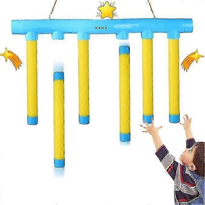 2025 Reflex Challenge Game - Hånd-øye koordinasjon Reaksjon Treningsleketøy, Justerbar Speed Drop Stick Hånd Speed Challenge