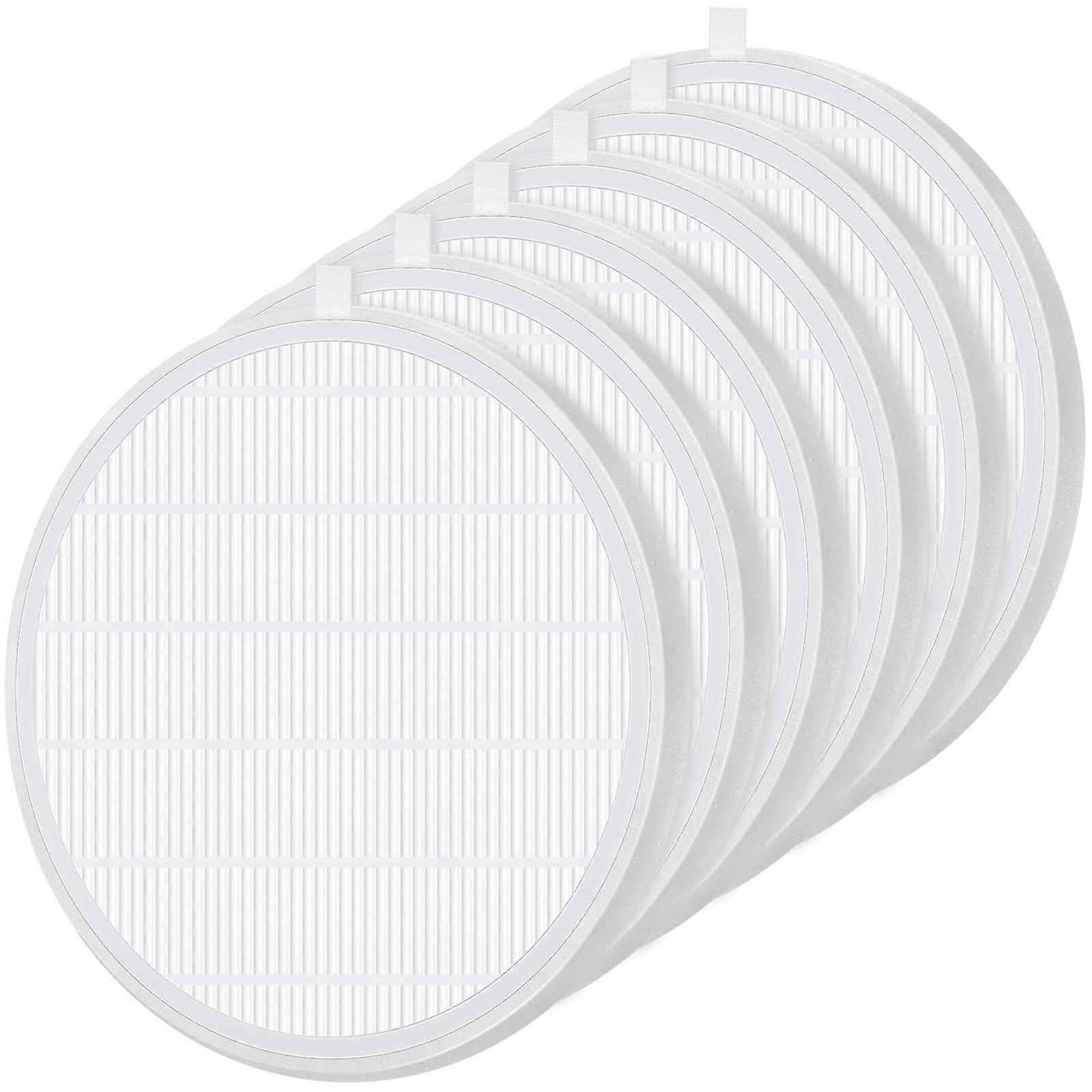 6 Pack Nail Dust Collector Filter Set  Efficient Reusable PET Filters for Manicure and Salon Use