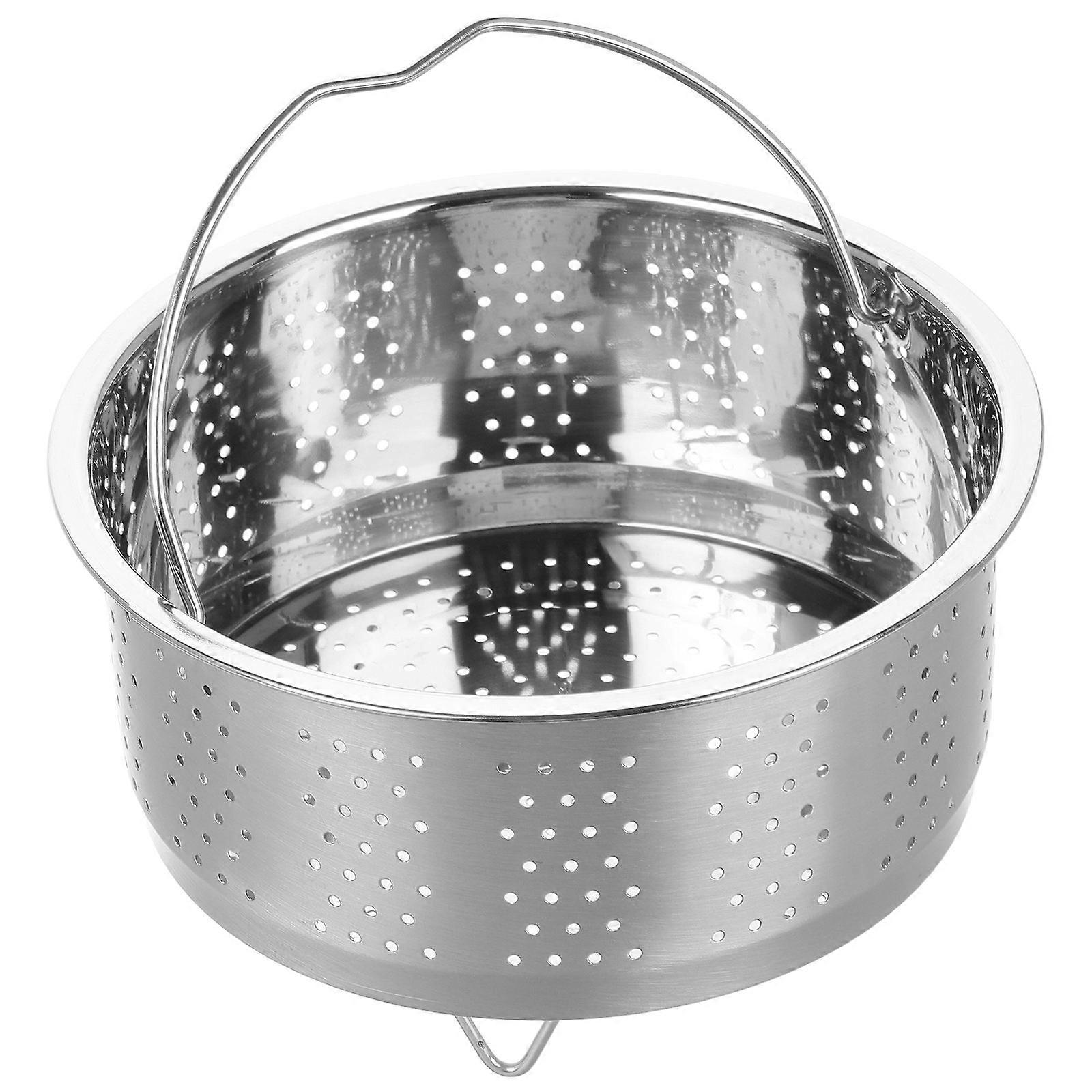 Reiskocher-Dampfeinsatz mit Ständer, 16,5 cm, Silber