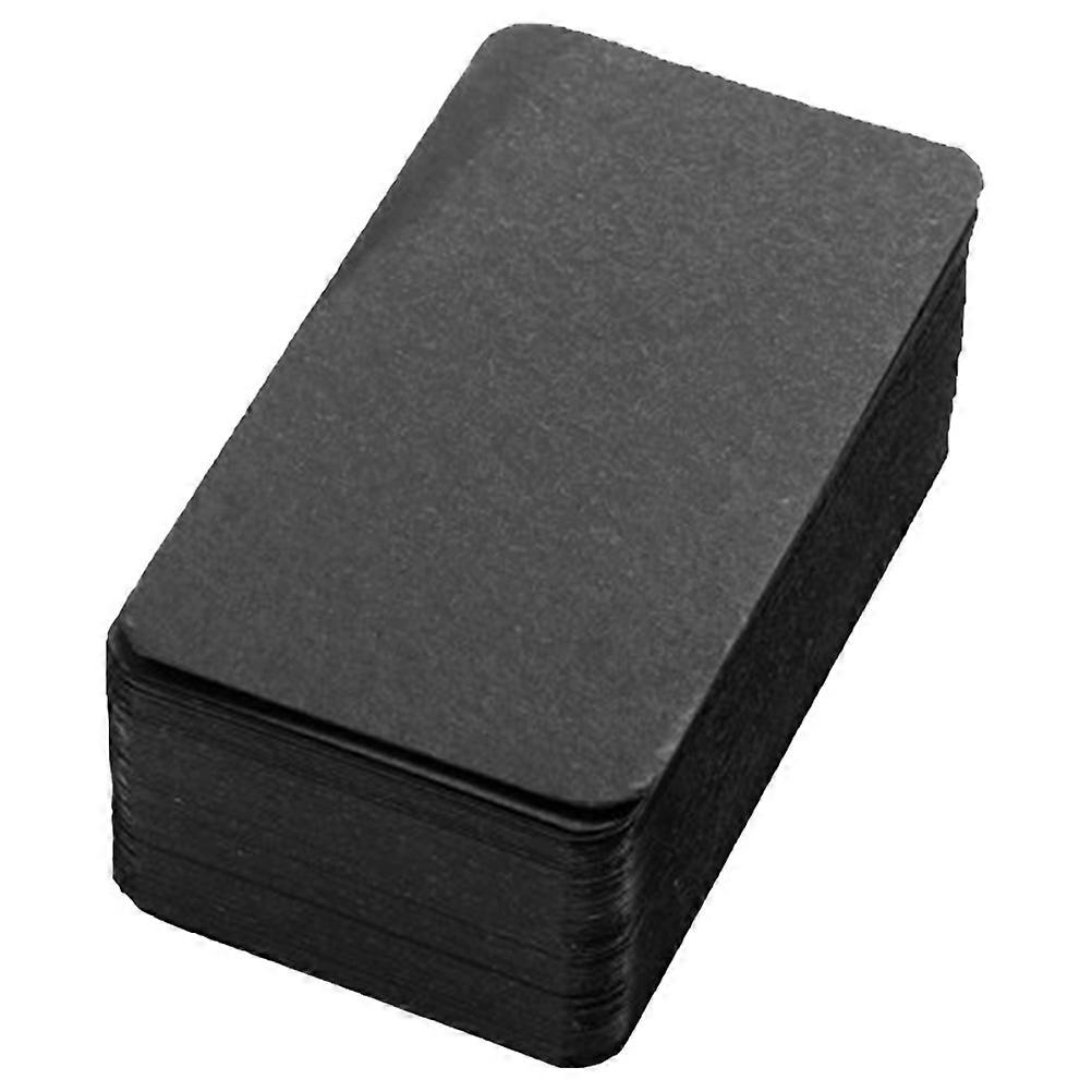 Blank Cards Small Index Cards for Learning 100Pcs Black Paper for DIY Craft