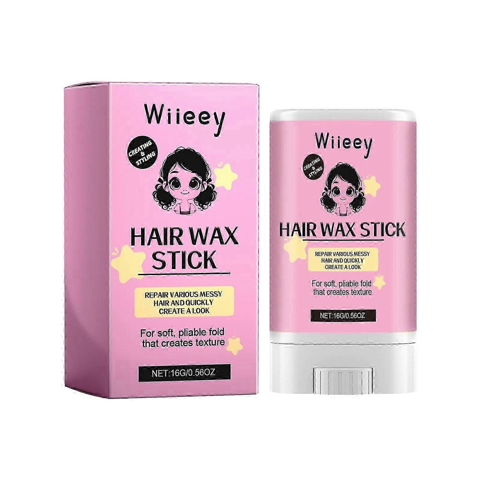 Moisturizing Hair Wax Stick for Strong Hold, Shine & Curl Definition, 16g