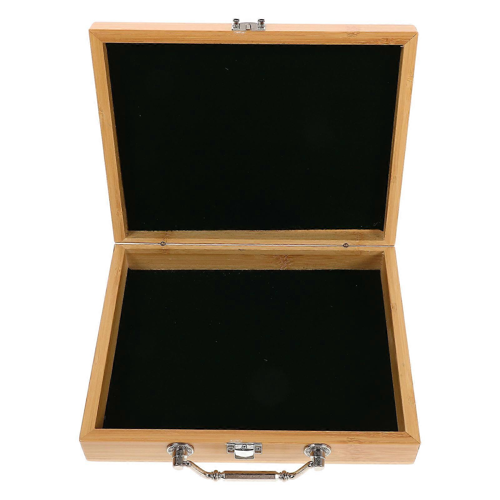 Mini Mahjong Box Wooden Storage Box for Organized Storage