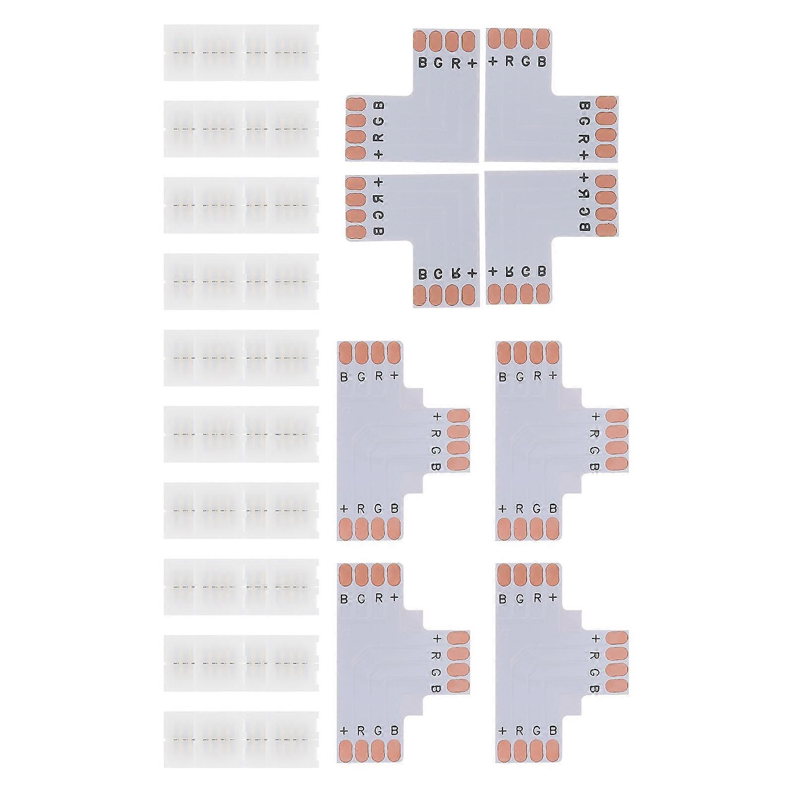 White Nylon Light Strip Clamp Clips for LED Strip Accessories 1Set