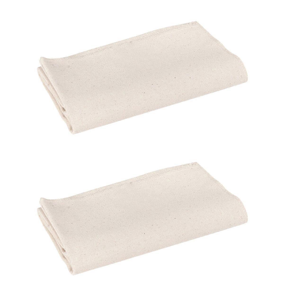 2pcs Fermented Cotton Canvas Cloth Household Bread Baking Tool Kitchen Cloth