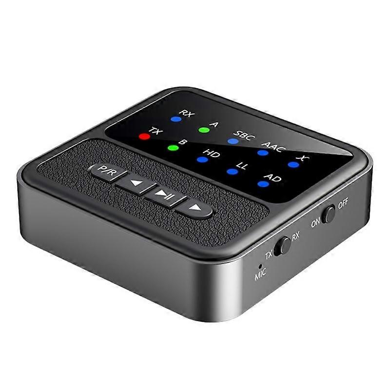 Universal 3.5mm Bluetooth-compatible Transmitter 20m Ranges Enables Double Device Connectivities for Music Navigation