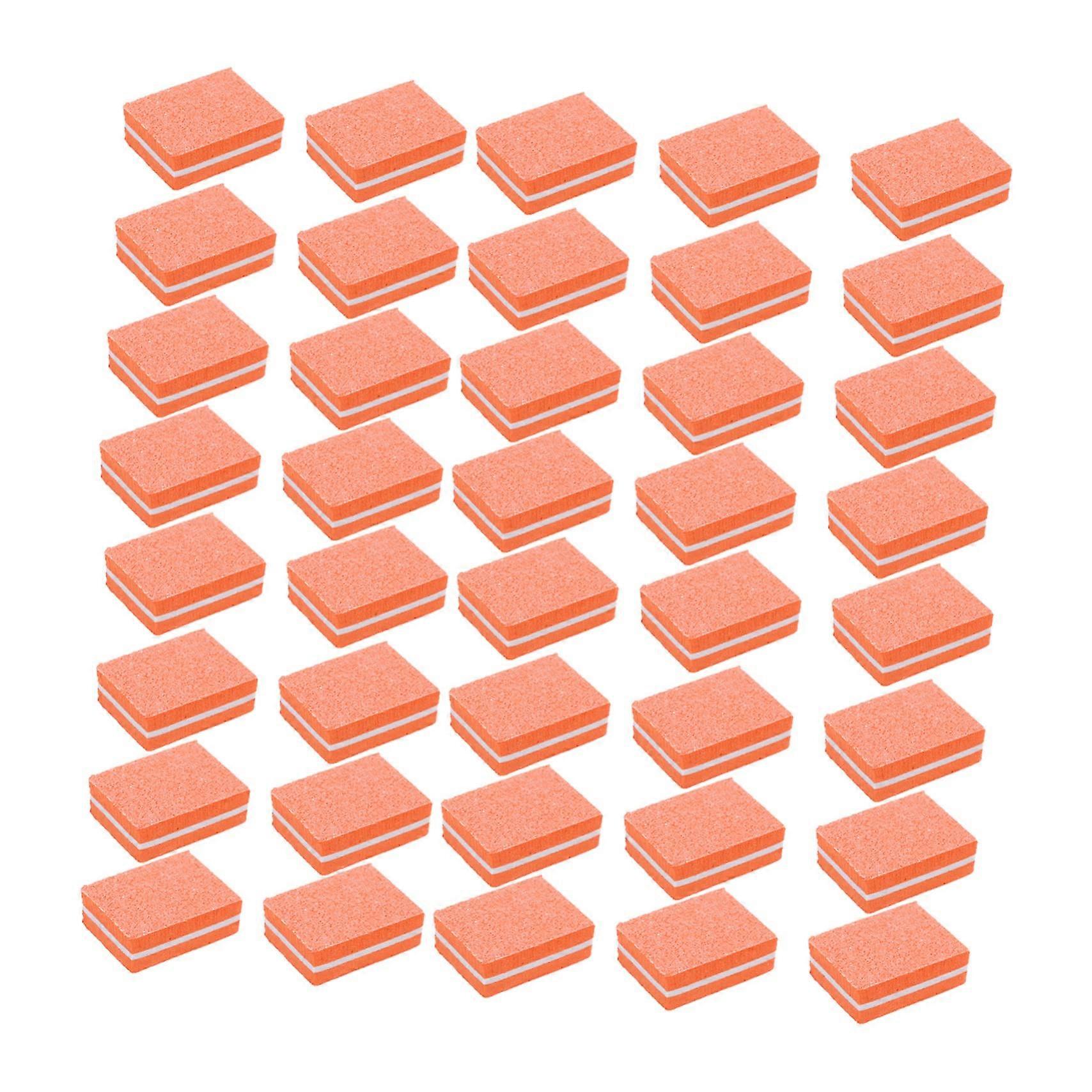 50pcs Nail Buffer Blocks  Elasticity Mini Sponge Files for Manicure Pedicure Acrylic Nails