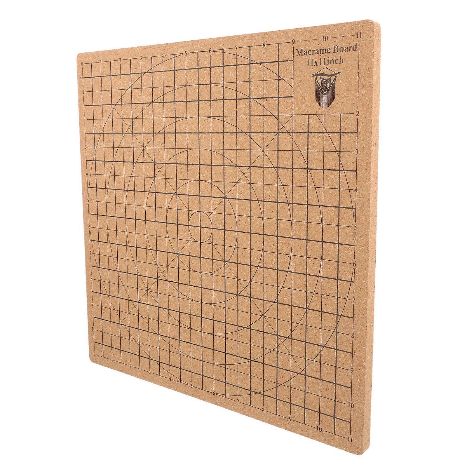 Soft Cushion Macrame Board for Braiding with 1Set Pins Kit for DIY Craft